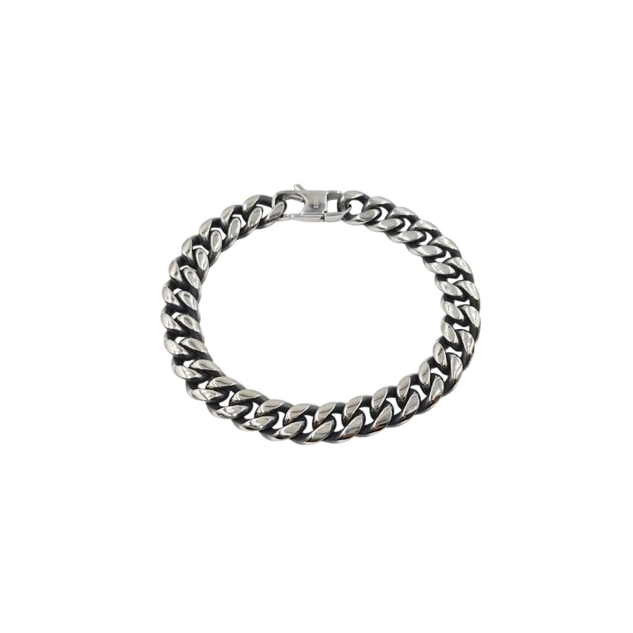 Bracelet chaîne double couleur