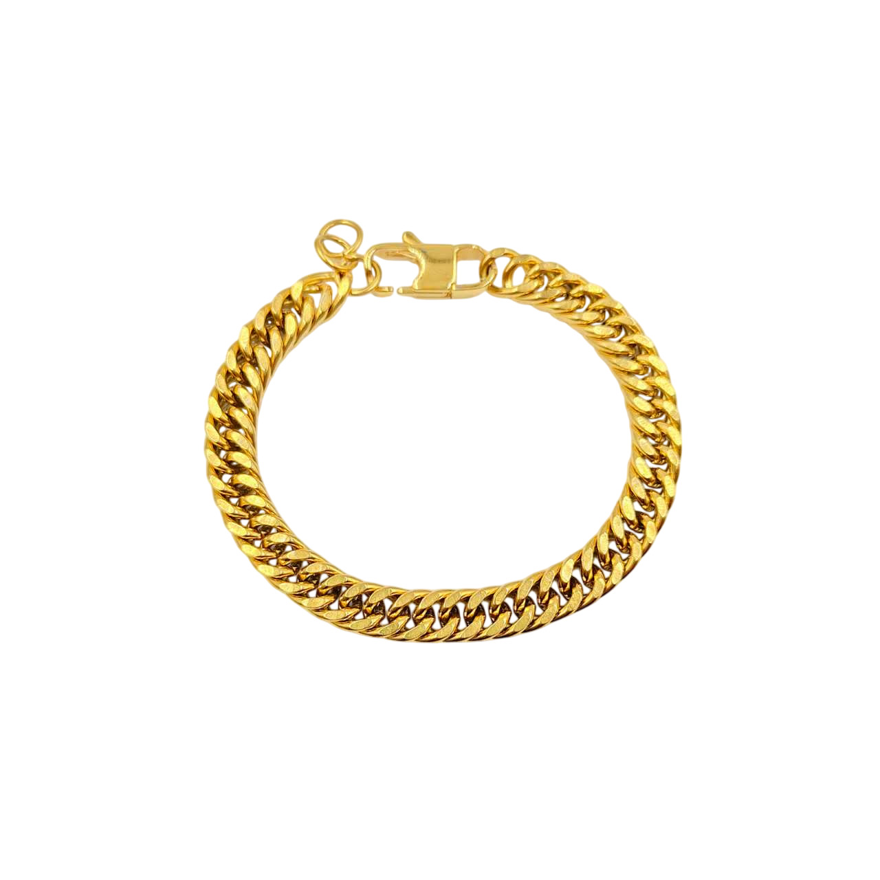 Bracelet gourmette maillon serré