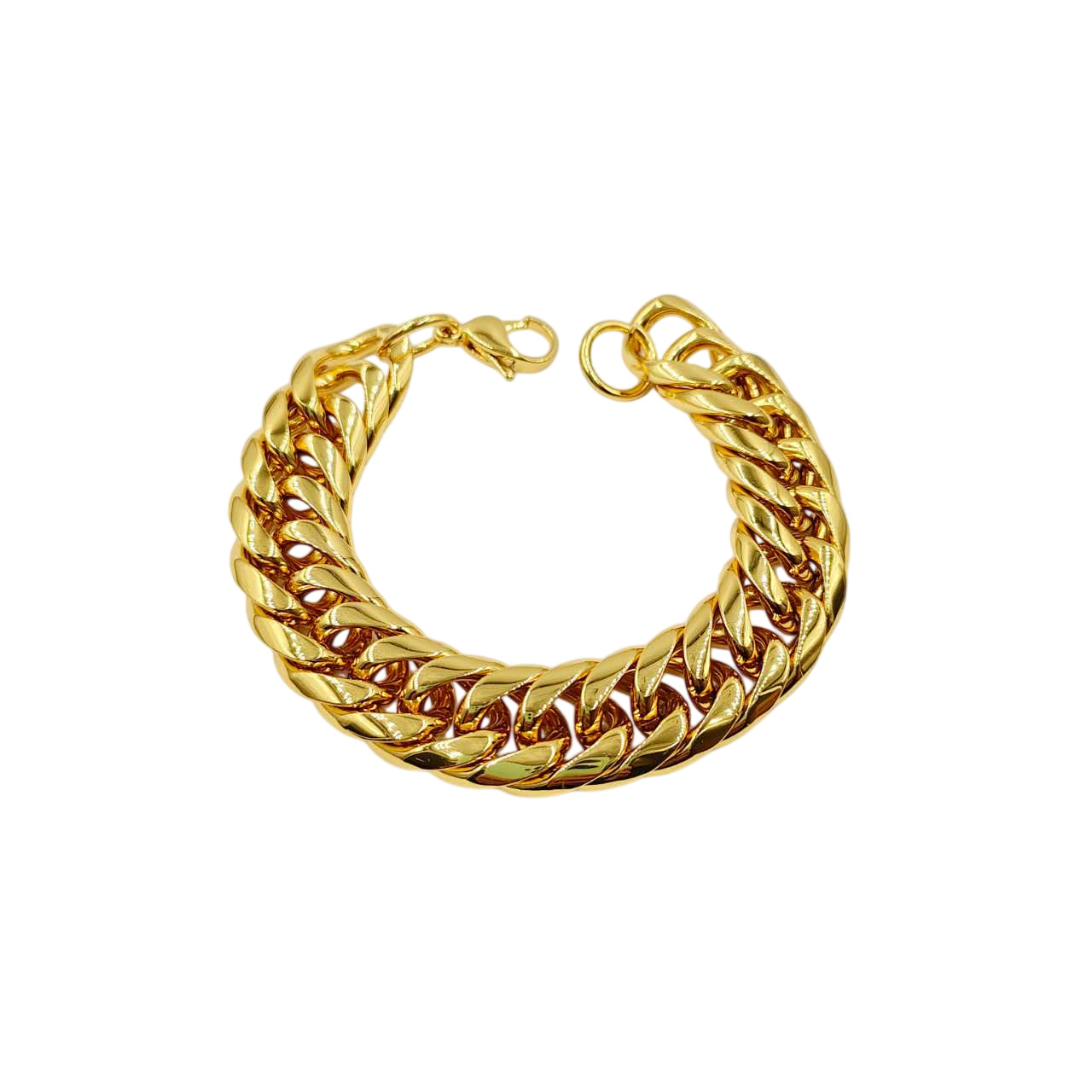 Bracelet gourmette épaisse