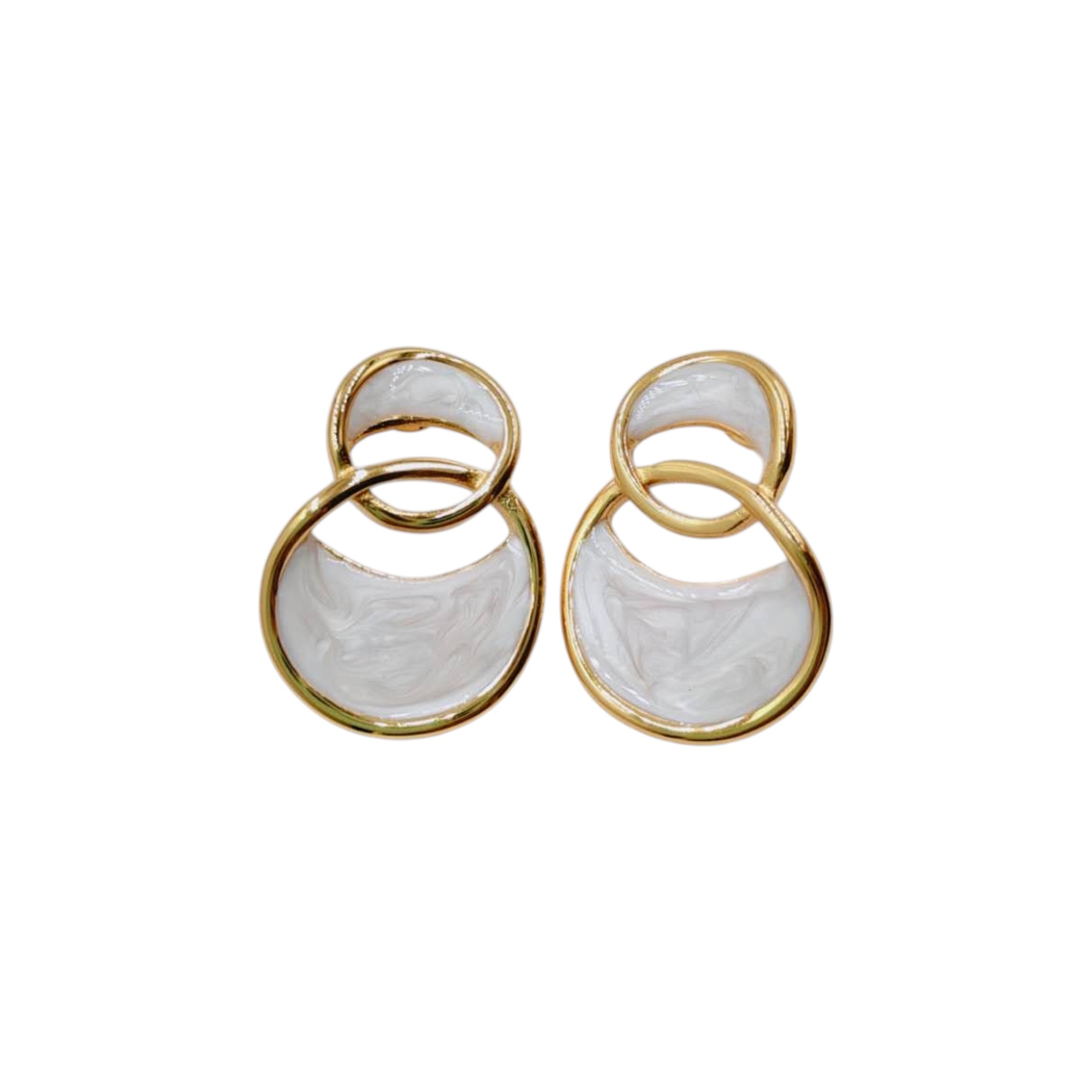 Boucle d'oreille nacre
