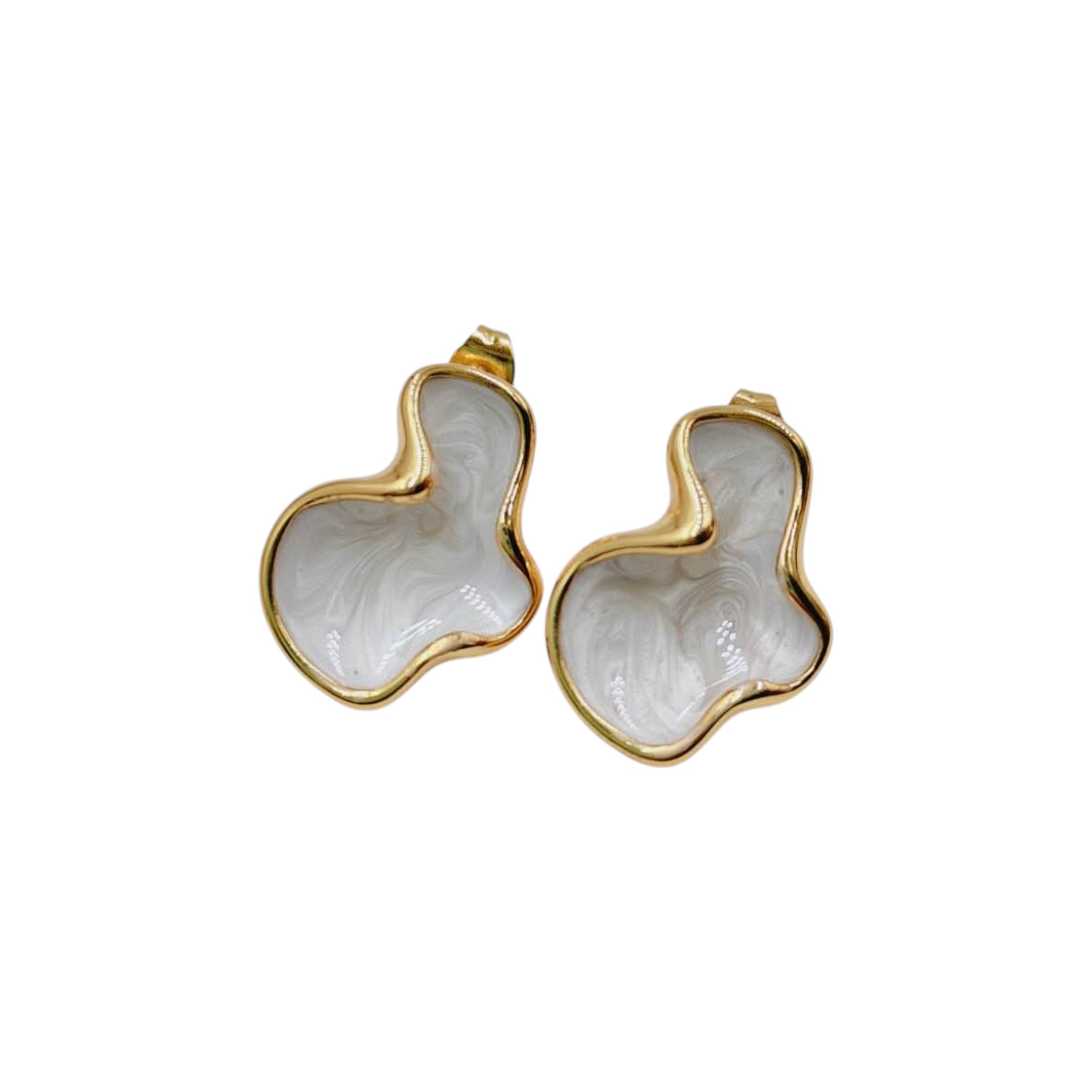 Boucle d'oreille nacre