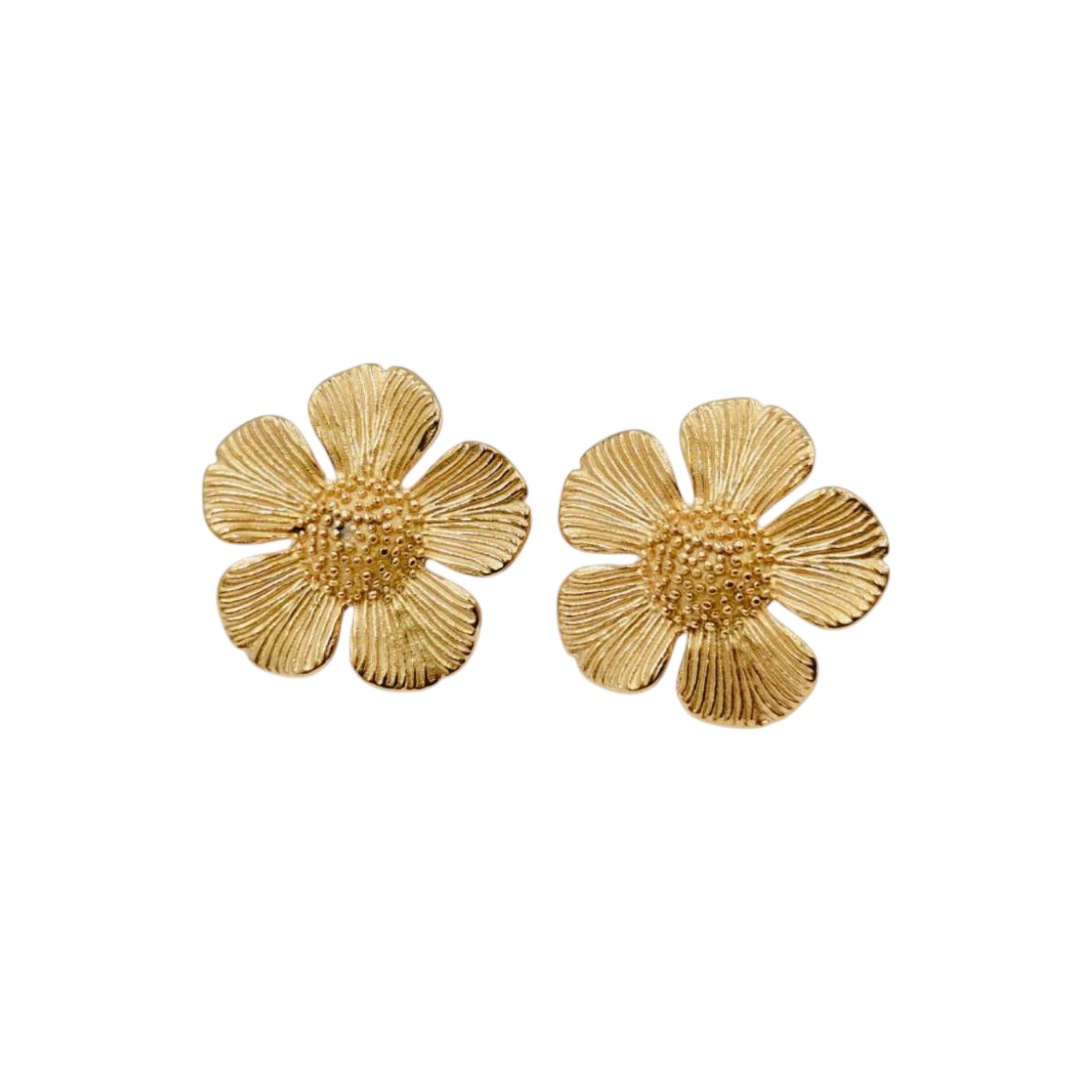 Boucle d'oreille fleur