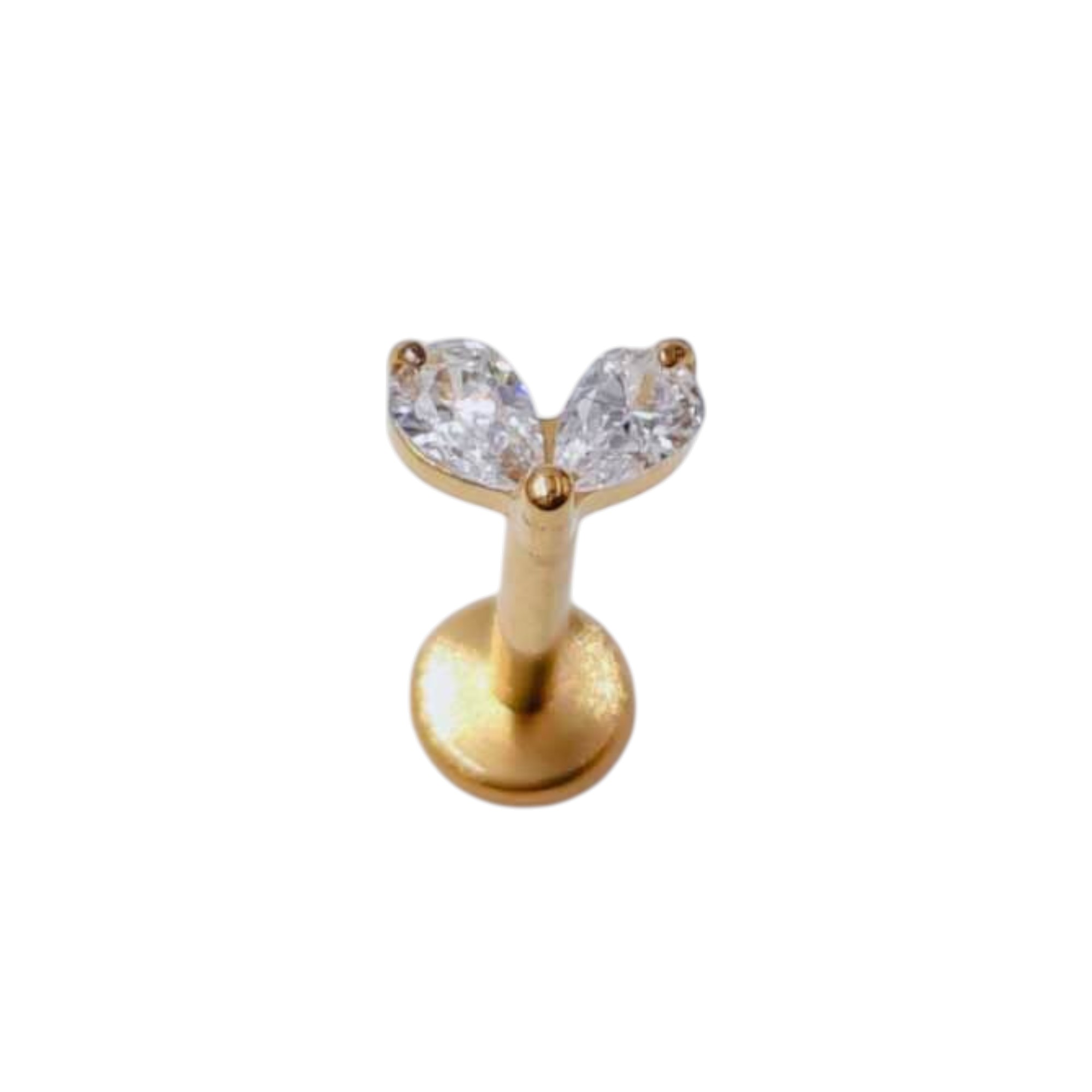 Piercing titane fleur